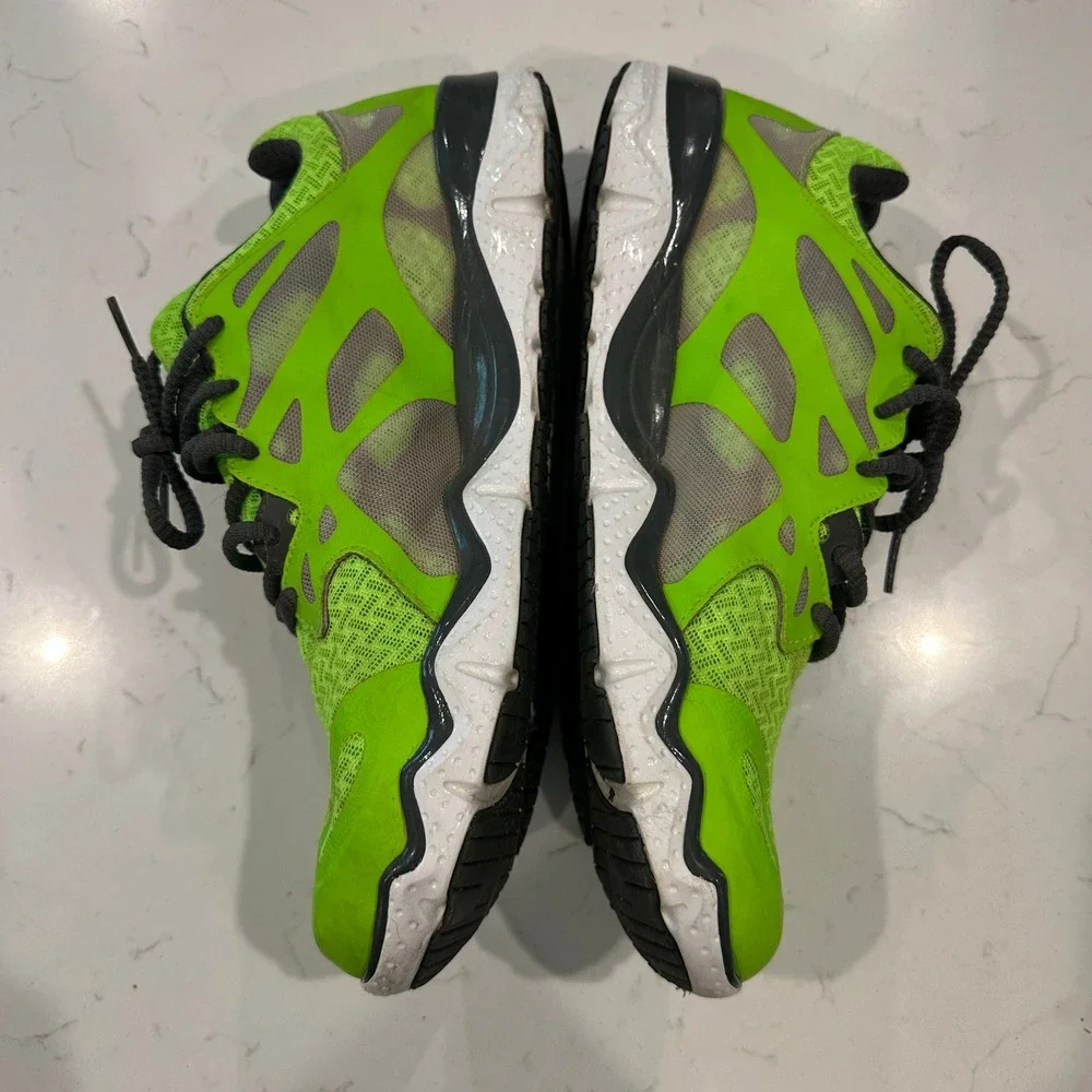 Under Armour Micro G Assert 4 Mens Running Shoes Lime Green 1249942-389 Size 9.5